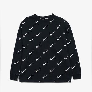 Nike Womens Rally Print Metallic Crewneck Sweatshirt Sz. M